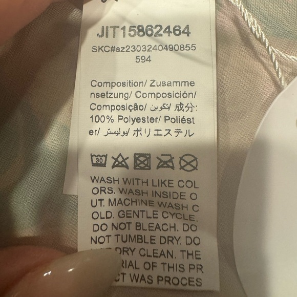 NWT Tropical Print Halter Dress Sz: XS - Picture 7 of 7